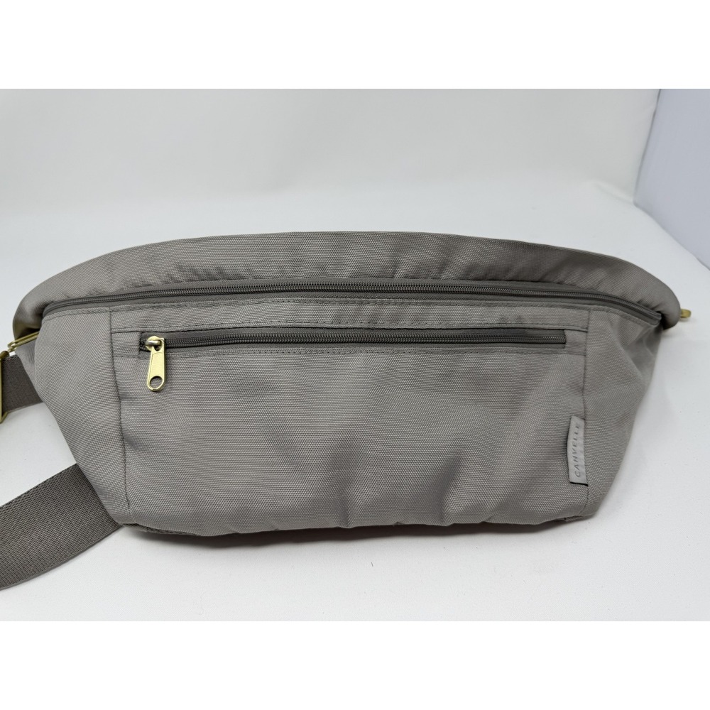 Canvelle Gray Accessory Belt Bag Fanny Pack Crossbody Adjustable Strap Women